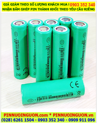 EVE INR18650/25P, Pin sạc 3.7v lithium Li-ion INR18650/25P (2500mAh, Dòng Xả Discharge 10A) chính hãng